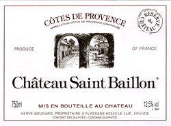 Chateau Saint Baillon Cotes De Provence Rose 2020 750ml