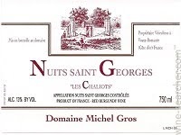 Domaine Michel Gros Nuits St. Georges Les Chaliots 2017 750ml
